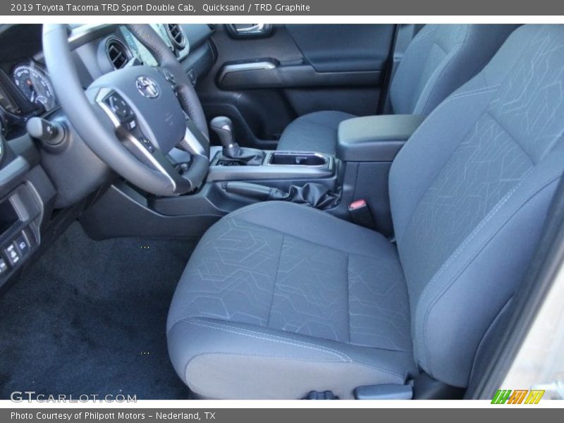 Front Seat of 2019 Tacoma TRD Sport Double Cab