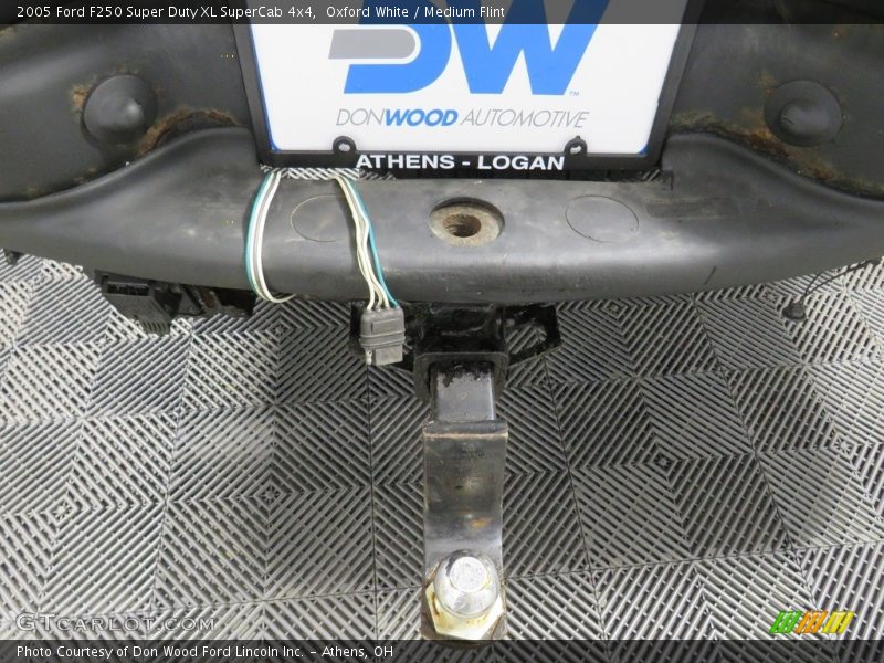 Oxford White / Medium Flint 2005 Ford F250 Super Duty XL SuperCab 4x4