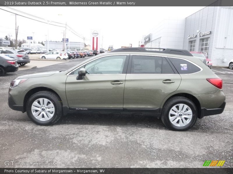 Wilderness Green Metallic / Warm Ivory 2019 Subaru Outback 2.5i Premium