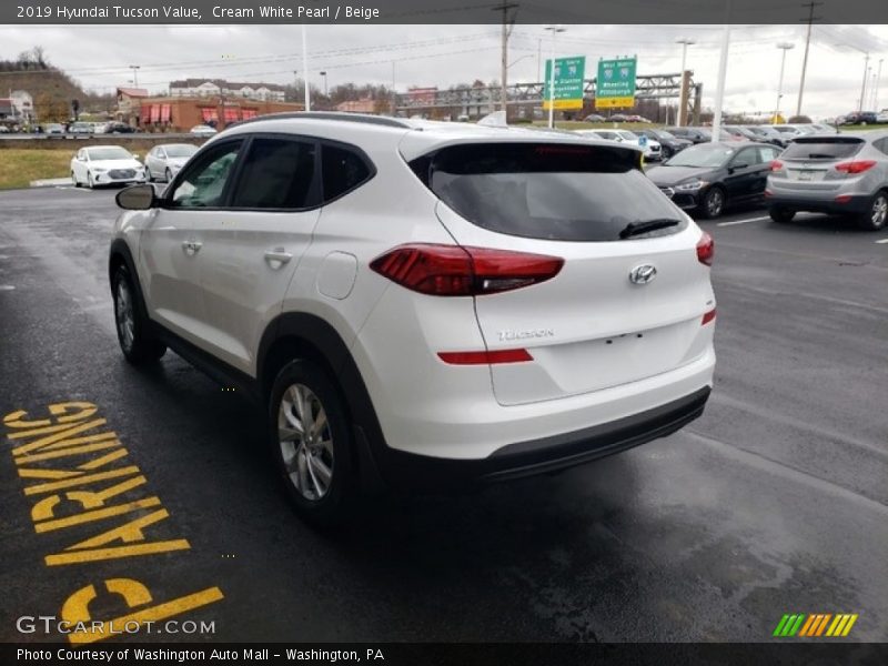 Cream White Pearl / Beige 2019 Hyundai Tucson Value