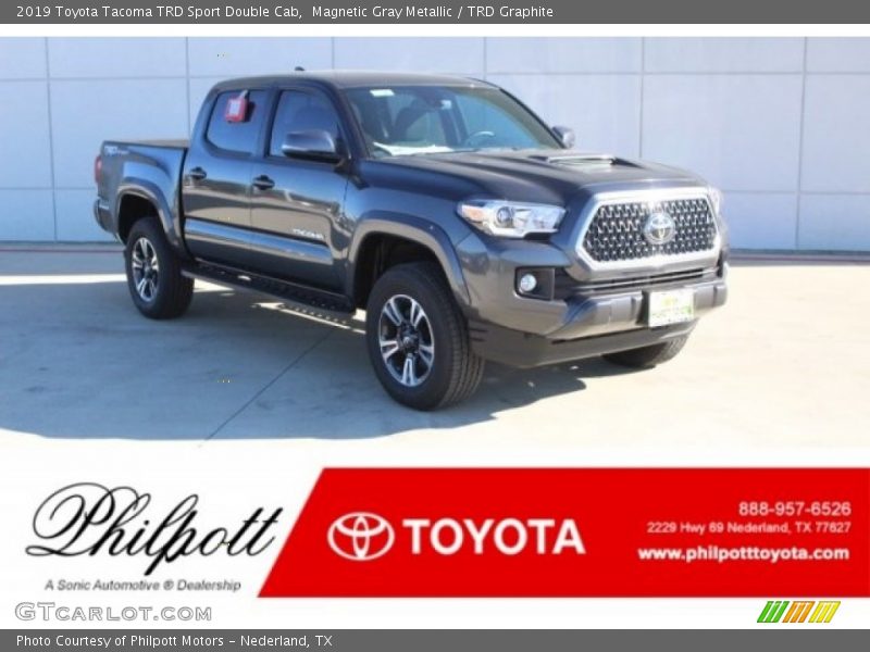 Magnetic Gray Metallic / TRD Graphite 2019 Toyota Tacoma TRD Sport Double Cab