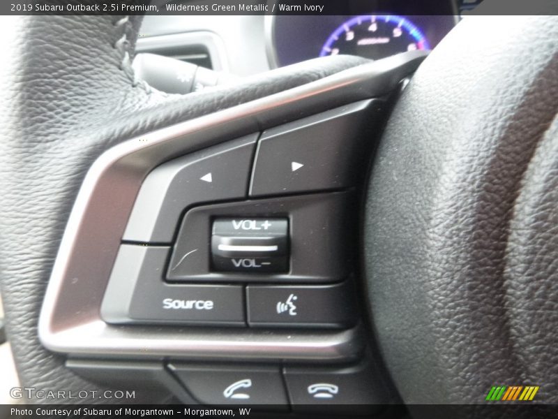 Wilderness Green Metallic / Warm Ivory 2019 Subaru Outback 2.5i Premium