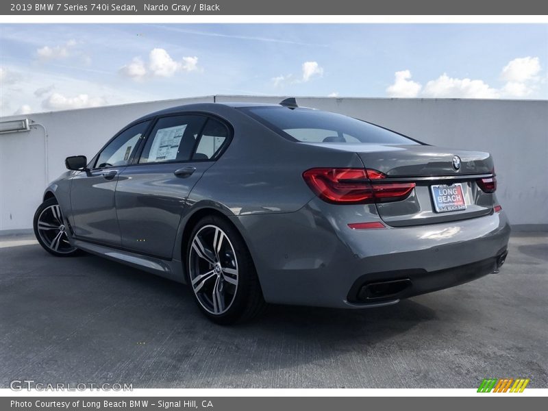 Nardo Gray / Black 2019 BMW 7 Series 740i Sedan