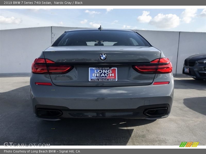 Nardo Gray / Black 2019 BMW 7 Series 740i Sedan