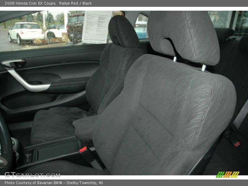 Rallye Red / Black 2008 Honda Civic EX Coupe