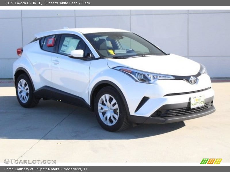 Blizzard White Pearl / Black 2019 Toyota C-HR LE