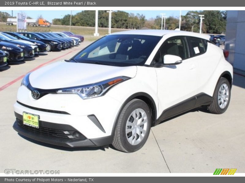 Blizzard White Pearl / Black 2019 Toyota C-HR LE