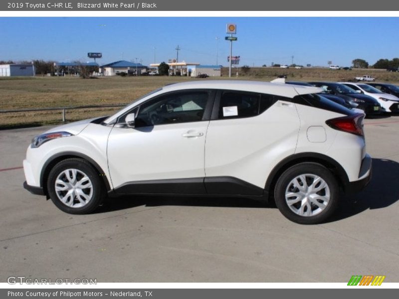 Blizzard White Pearl / Black 2019 Toyota C-HR LE