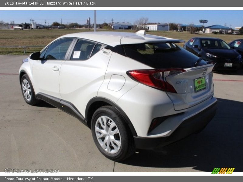 Blizzard White Pearl / Black 2019 Toyota C-HR LE