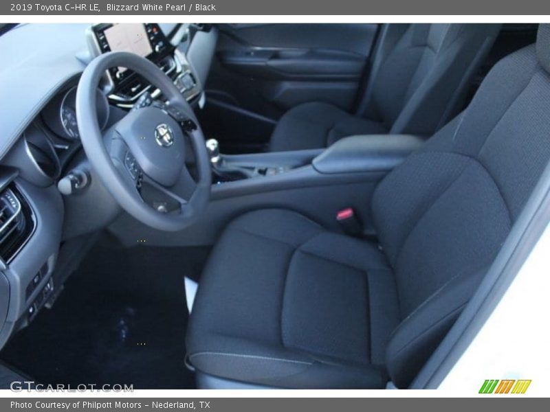 Blizzard White Pearl / Black 2019 Toyota C-HR LE