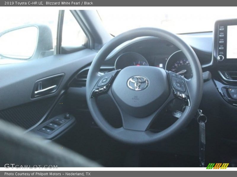 Blizzard White Pearl / Black 2019 Toyota C-HR LE