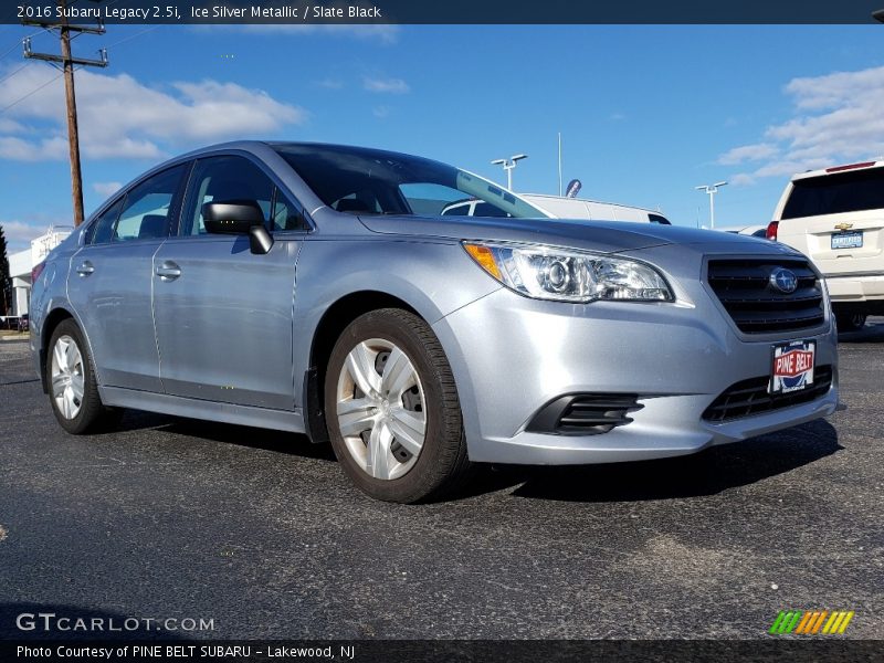 Ice Silver Metallic / Slate Black 2016 Subaru Legacy 2.5i