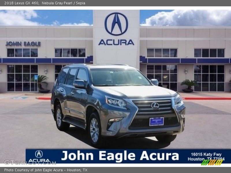 Nebula Gray Pearl / Sepia 2018 Lexus GX 460