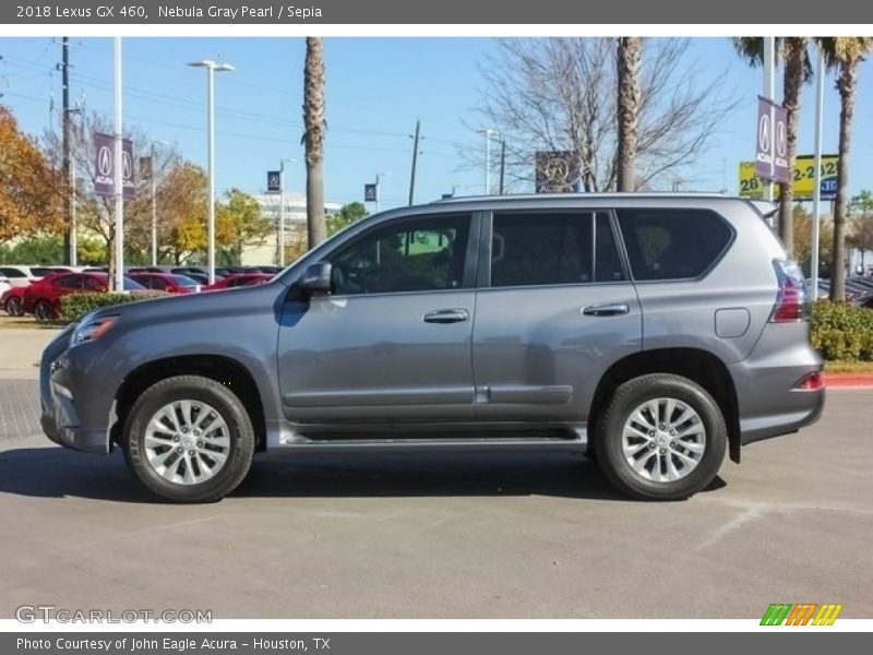 Nebula Gray Pearl / Sepia 2018 Lexus GX 460