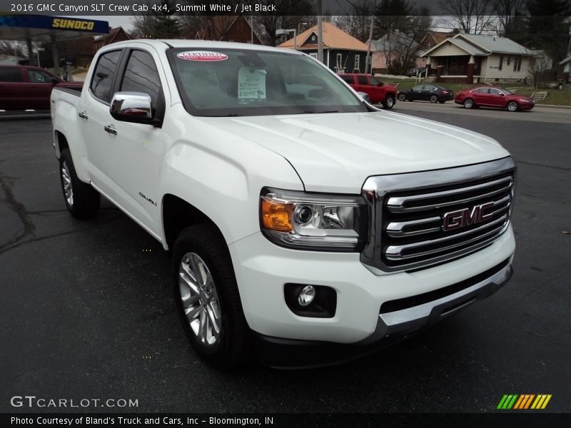 Summit White / Jet Black 2016 GMC Canyon SLT Crew Cab 4x4
