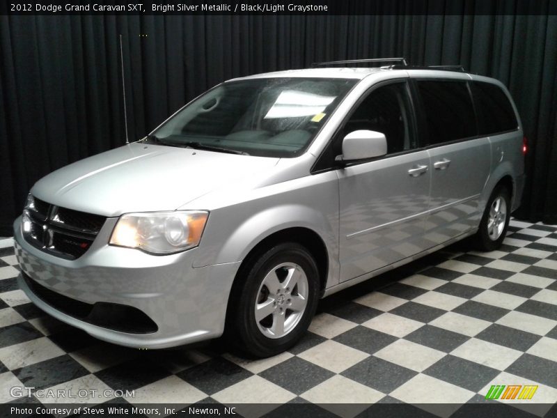 Bright Silver Metallic / Black/Light Graystone 2012 Dodge Grand Caravan SXT