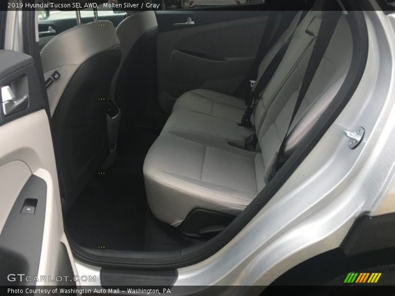 Molten Silver / Gray 2019 Hyundai Tucson SEL AWD