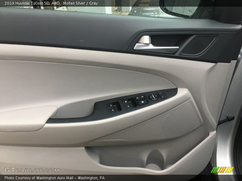 Molten Silver / Gray 2019 Hyundai Tucson SEL AWD