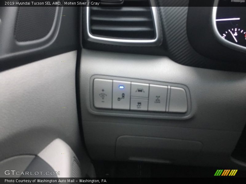 Molten Silver / Gray 2019 Hyundai Tucson SEL AWD