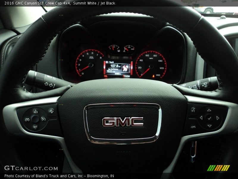 Summit White / Jet Black 2016 GMC Canyon SLT Crew Cab 4x4