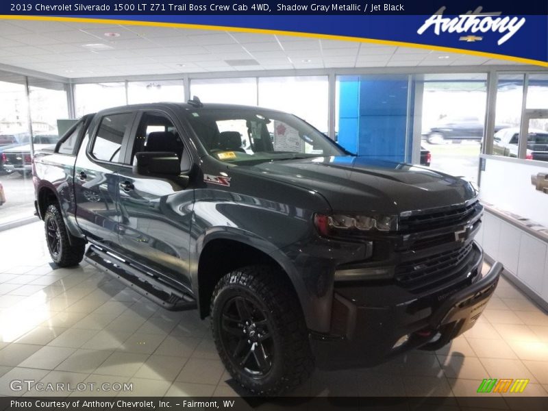 Shadow Gray Metallic / Jet Black 2019 Chevrolet Silverado 1500 LT Z71 Trail Boss Crew Cab 4WD