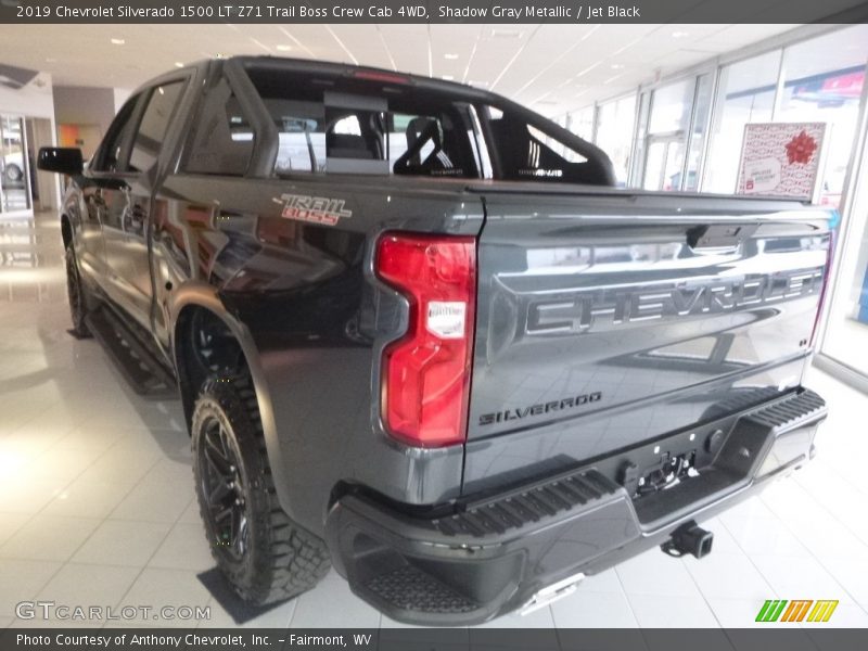 Shadow Gray Metallic / Jet Black 2019 Chevrolet Silverado 1500 LT Z71 Trail Boss Crew Cab 4WD