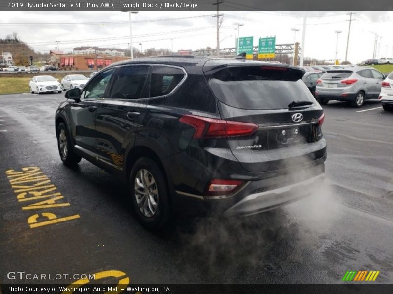 Twilight Black / Black/Beige 2019 Hyundai Santa Fe SEL Plus AWD