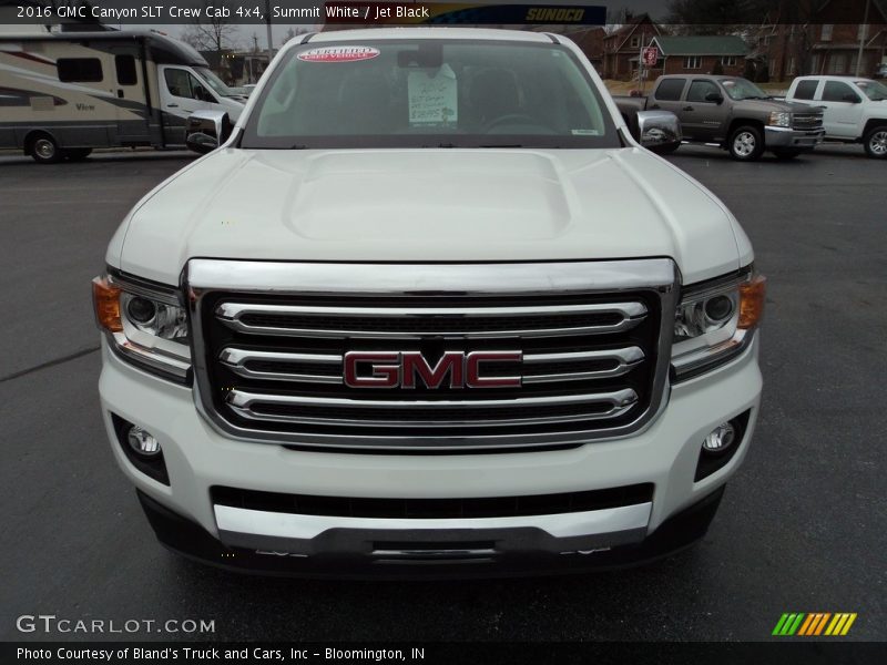 Summit White / Jet Black 2016 GMC Canyon SLT Crew Cab 4x4