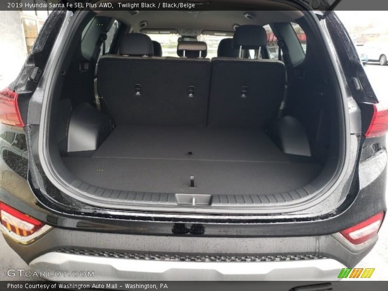 Twilight Black / Black/Beige 2019 Hyundai Santa Fe SEL Plus AWD