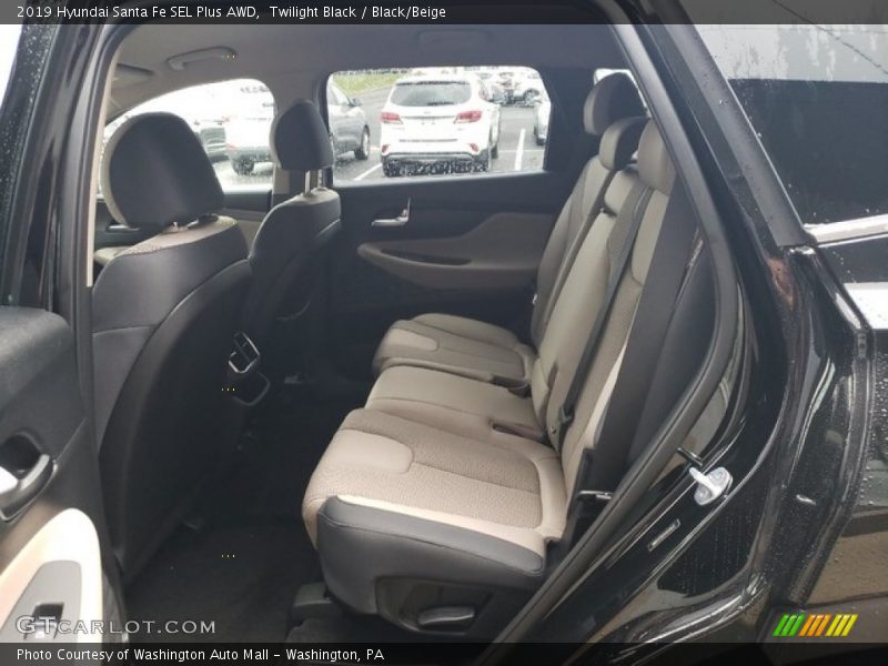 Twilight Black / Black/Beige 2019 Hyundai Santa Fe SEL Plus AWD
