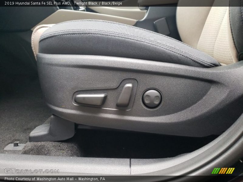 Twilight Black / Black/Beige 2019 Hyundai Santa Fe SEL Plus AWD