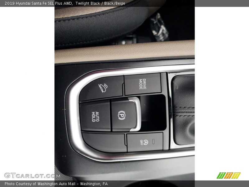 Twilight Black / Black/Beige 2019 Hyundai Santa Fe SEL Plus AWD