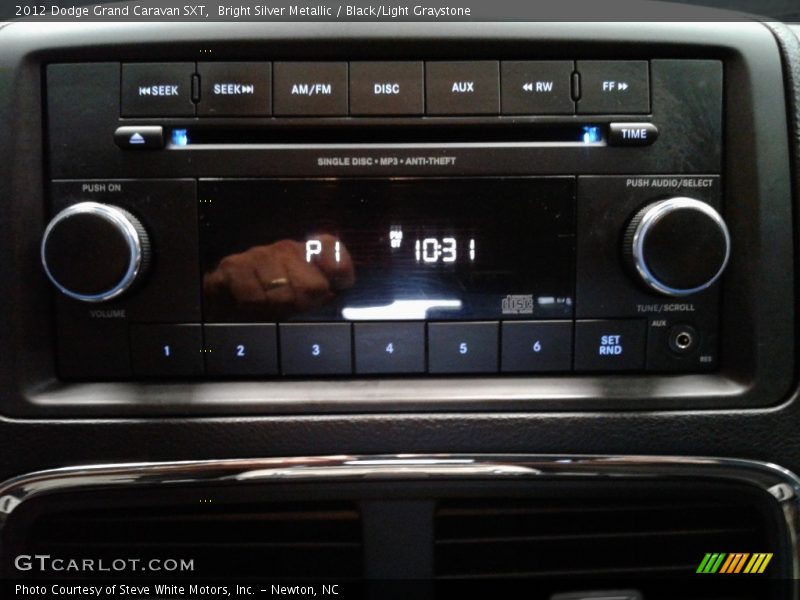 Bright Silver Metallic / Black/Light Graystone 2012 Dodge Grand Caravan SXT