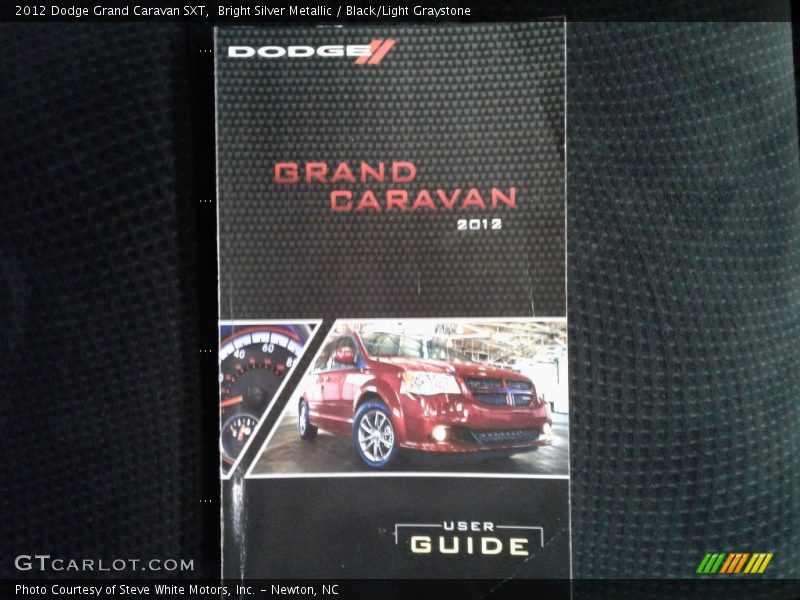 Bright Silver Metallic / Black/Light Graystone 2012 Dodge Grand Caravan SXT