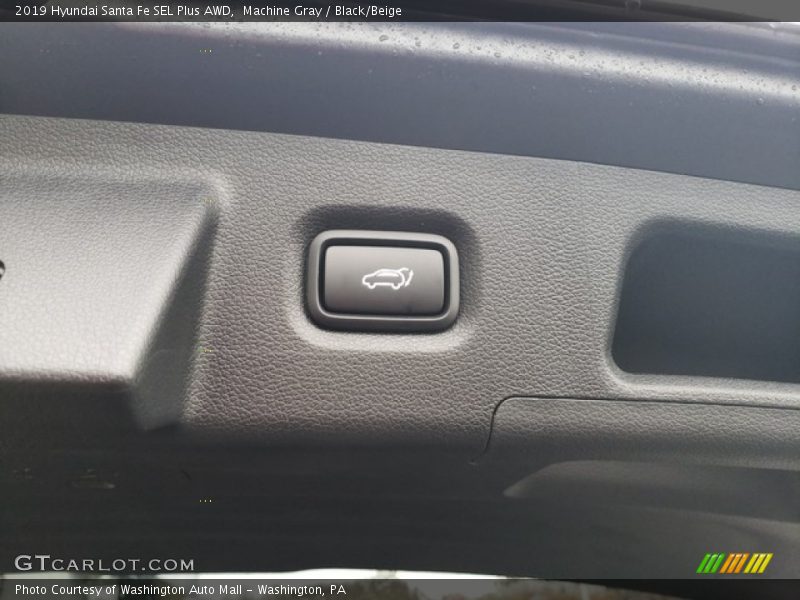 Machine Gray / Black/Beige 2019 Hyundai Santa Fe SEL Plus AWD