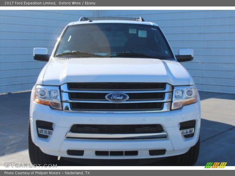 Oxford White / Ebony 2017 Ford Expedition Limited