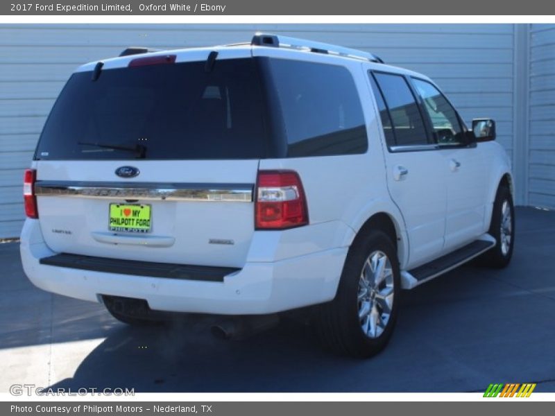 Oxford White / Ebony 2017 Ford Expedition Limited