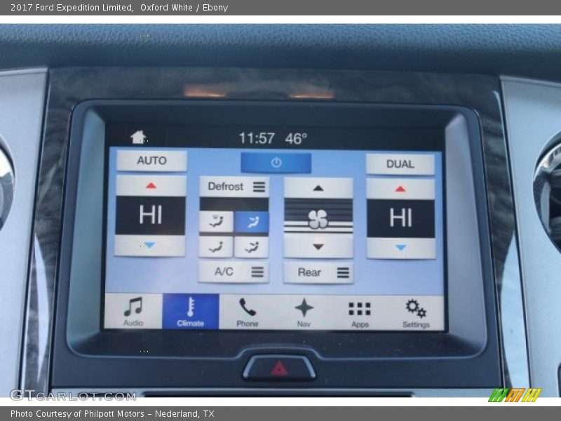 Oxford White / Ebony 2017 Ford Expedition Limited