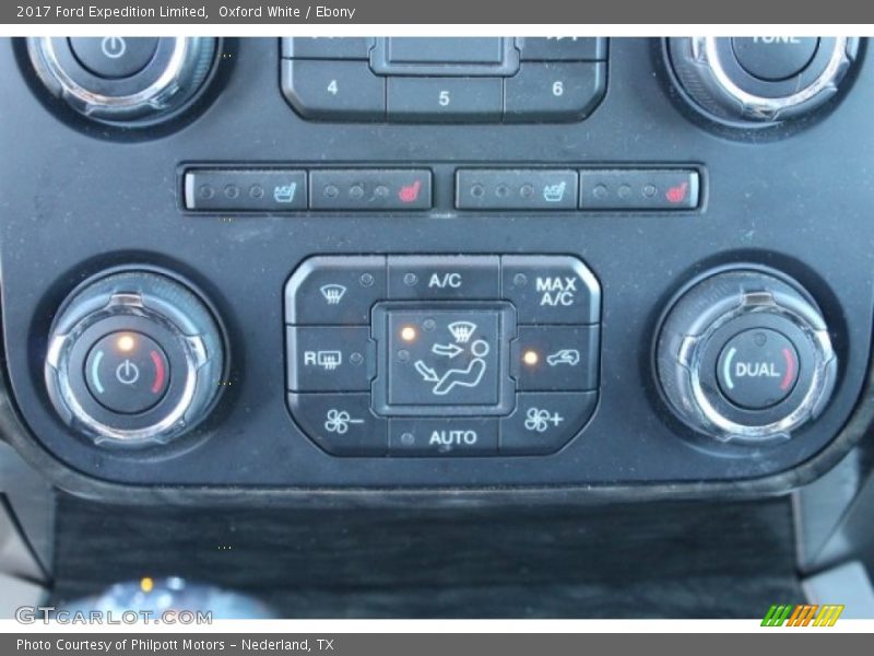 Oxford White / Ebony 2017 Ford Expedition Limited