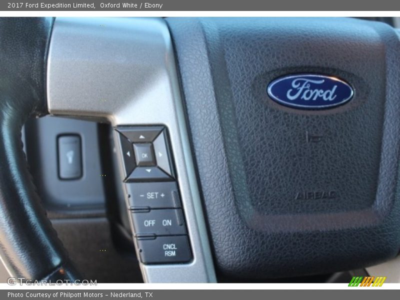 Oxford White / Ebony 2017 Ford Expedition Limited