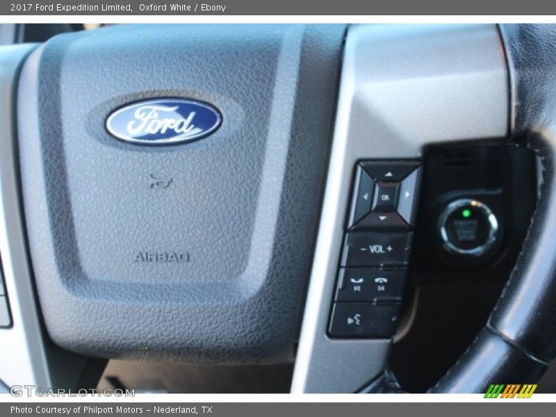 Oxford White / Ebony 2017 Ford Expedition Limited