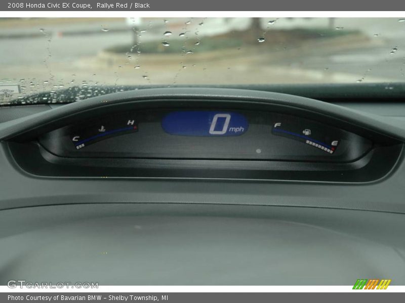 Rallye Red / Black 2008 Honda Civic EX Coupe