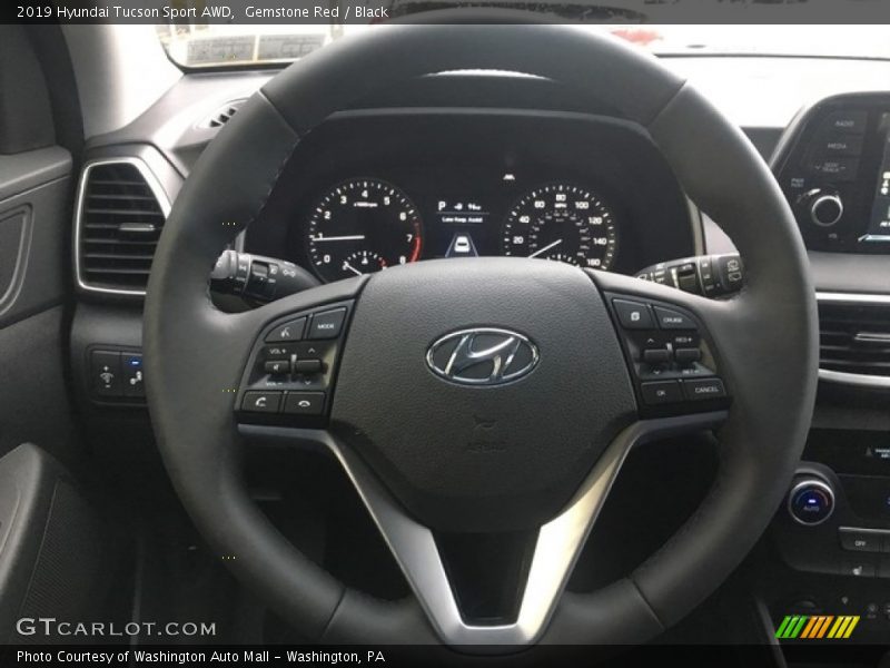 Gemstone Red / Black 2019 Hyundai Tucson Sport AWD