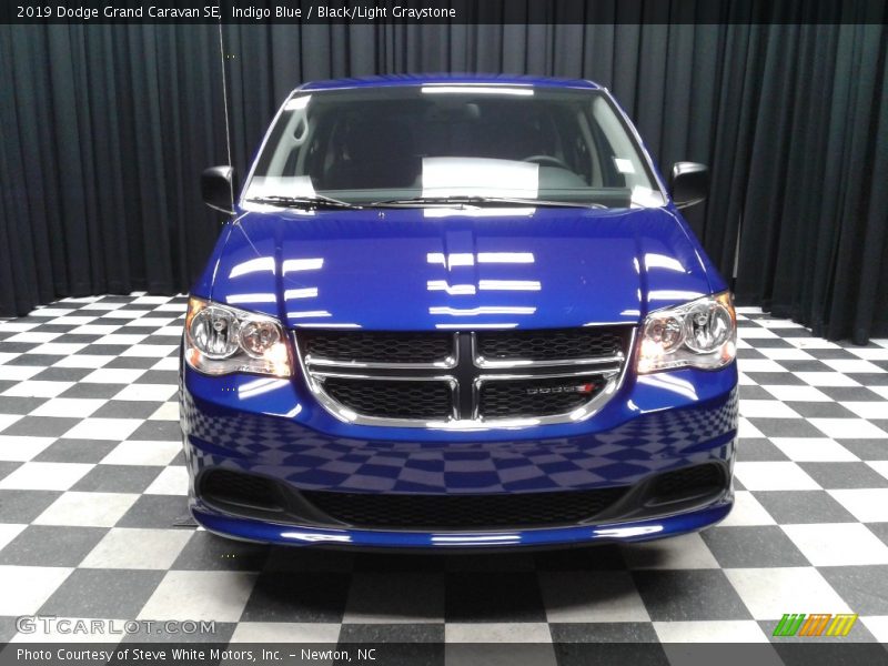 Indigo Blue / Black/Light Graystone 2019 Dodge Grand Caravan SE