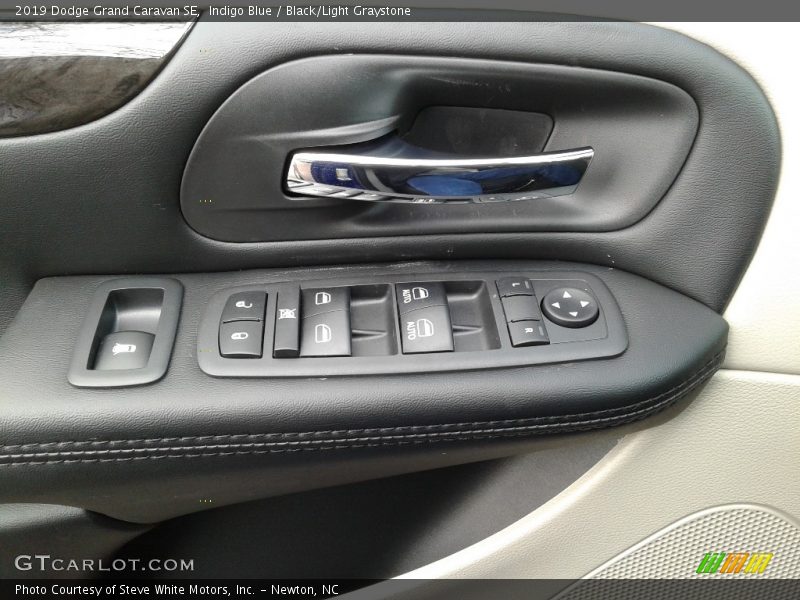 Indigo Blue / Black/Light Graystone 2019 Dodge Grand Caravan SE
