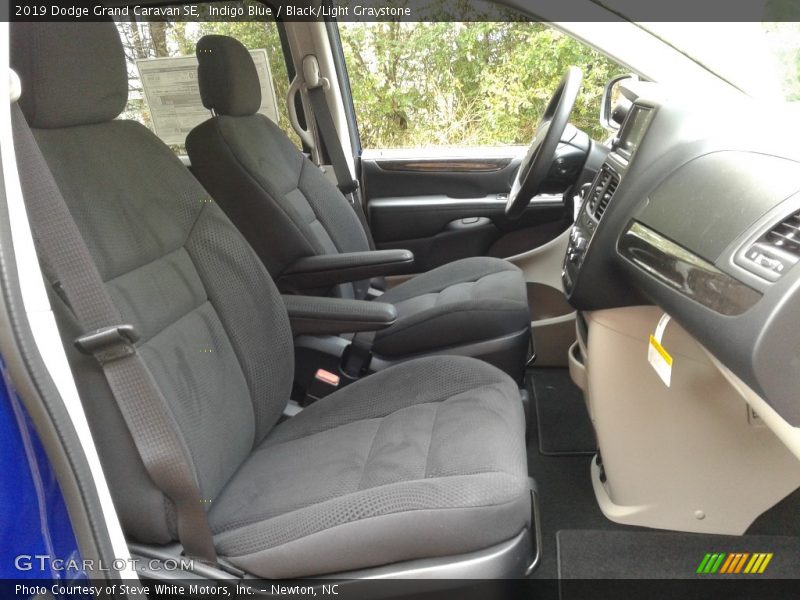 Indigo Blue / Black/Light Graystone 2019 Dodge Grand Caravan SE