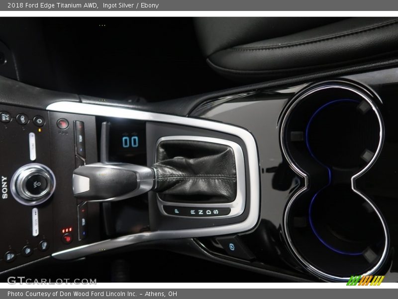 Ingot Silver / Ebony 2018 Ford Edge Titanium AWD