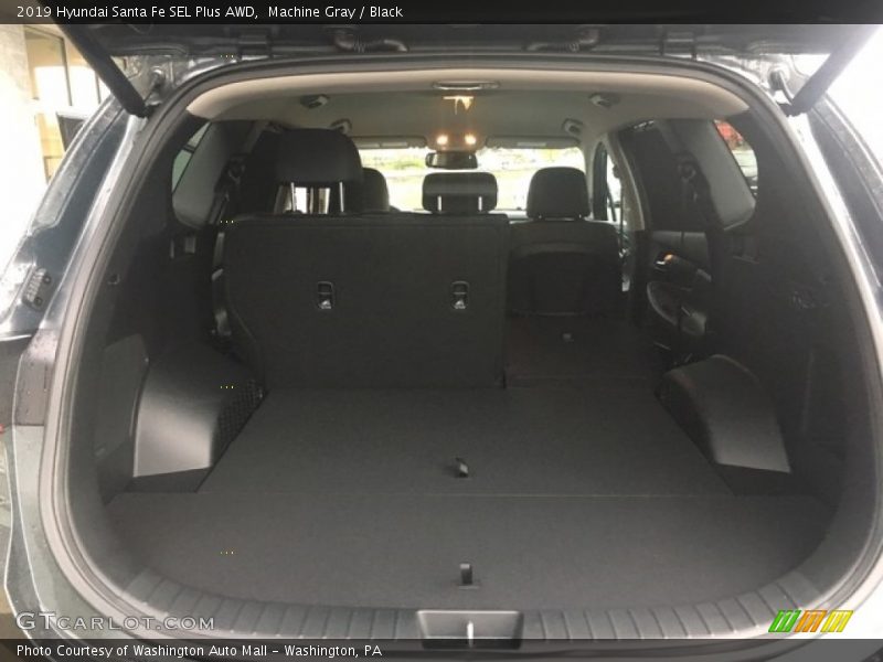 Machine Gray / Black 2019 Hyundai Santa Fe SEL Plus AWD