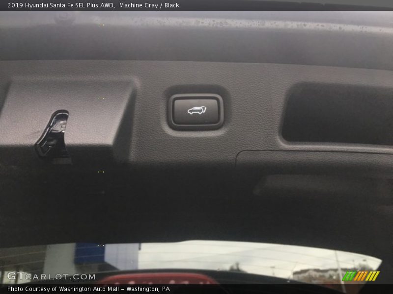 Machine Gray / Black 2019 Hyundai Santa Fe SEL Plus AWD