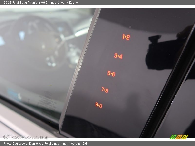 Ingot Silver / Ebony 2018 Ford Edge Titanium AWD